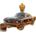 thumbnail image 1 of WEGFTDUOP Car-shaped Wine Decanter 1 Piece Clear Glass Automotive-themed Liquor Dispenser Unique Sculptural Design Wine & Spirits Decanter for Bar Living Room Office Home Bar, 1 of 5