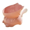 thumbnail image 1 of WEGFTDUOP Cats Food Bowl Large Capacity Pet Food Bowl Cute Drinking Bowl For Cats To Protects The Neck, 1 of 6