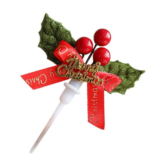 WEGFTDUOP Christmas Birthday Cake Decoration Insert Father Christmas Christmas Tree Wreath Three-dimensional Decorations Ornaments