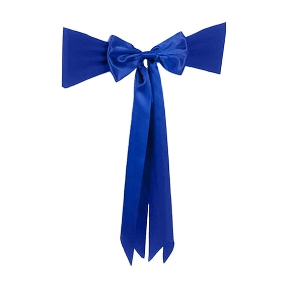 WEGFTDUOP Christmas Bow Chair Decoration Ties Bow Stretch Floating Decorative Tape For Many Holiday Party Decorations Chair Cover Not Included