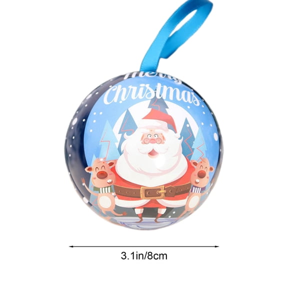 WEGFTDUOP Christmas Candy Jar Christmas Balls Children's Christmas Gifts Christmas Tree Hanging Gifts