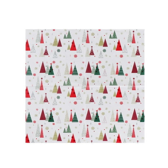 WEGFTDUOP Christmas Decor Christmas Colored Printed Napkins Party Napkins Party Ambiance Napkins Disposable Napkins1 Pack Of 20 Sheets Holiday Products