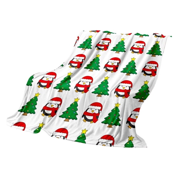 WEGFTDUOP Christmas Decor Christmas Halloween Blanket Printed Flannel Casual Blanket Children's Blanket Holiday Box Holiday Products