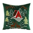 thumbnail image 1 of WEGFTDUOP Christmas Decor Christmas Pillow Set Plushs Snowflake Christmas Tree Embroidered Wool Living Room Sofa Cushion Holiday Party Decoration Cushion Set Christmas Indoor Outdoor Ornaments, 1 of 6