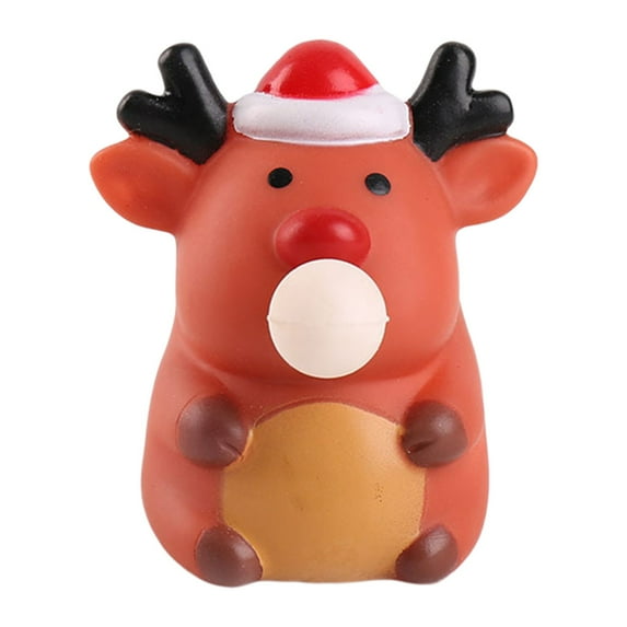 WEGFTDUOP Christmas Decor Christmas Squint Squeezing Santa Claus Decompression Toy Pinch Music Christmas Children's Give To Family Friend Children's Holiday Products