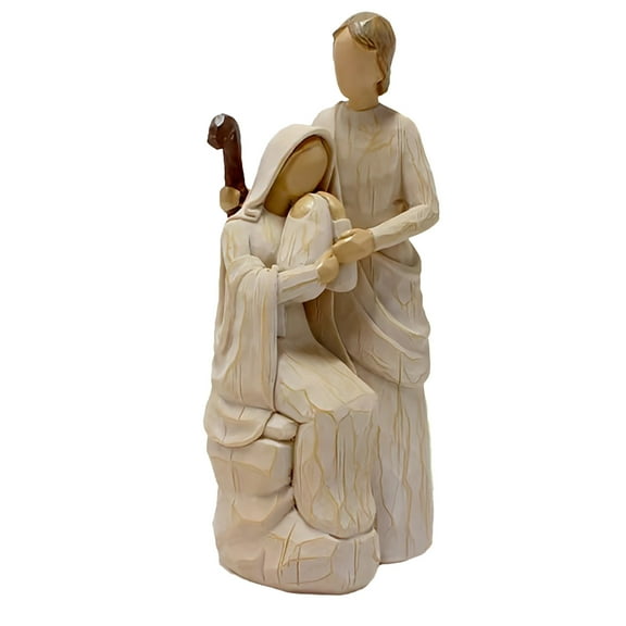 WEGFTDUOP Christmas Decor Religious Family Figurine Ornament Christmas Ornament Holiday Products