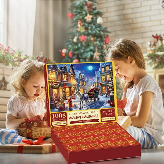 WEGFTDUOP Christmas Decoration 2025 Calendar Countdown 24DAYs Surprise Demolition And Decompression Decorations Toy Set Holiday Products