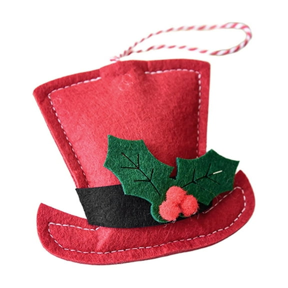 WEGFTDUOP Christmas Decoration Christmas Decorations Mini Christmas Gift Bags Christmas Hats Small Pendants Christmas Tree Pendants Christmas Indoor Outdoor Ornaments