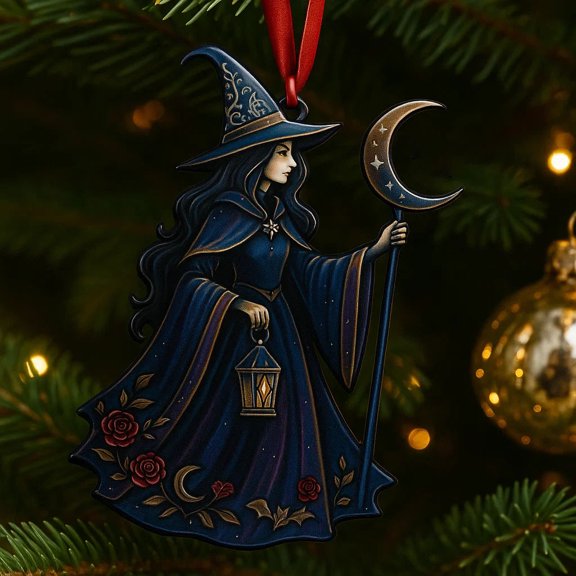 WEGFTDUOP Christmas Decoration Halloween Christmas Witch Pendant Ornaments Christmas Ornaments