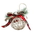 thumbnail image 1 of WEGFTDUOP Christmas Decorations Christmas Tree Small Pendant Accessories Iron Ball Christmas Decoration Hollow Ball Hanging Decoration, 1 of 6