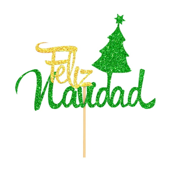 WEGFTDUOP Christmas Dessert Cake Decoration Dessert Table Decoration Christmas Tree Cake Plugin Party Supplies