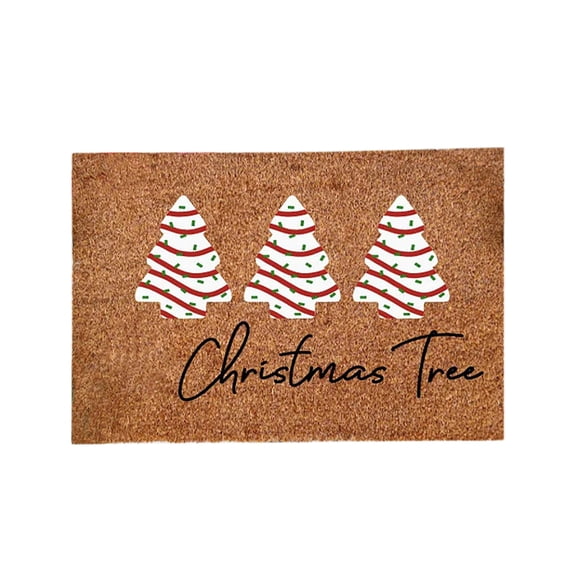 WEGFTDUOP Christmas Door Mat Outdoor - Christmas Front Door Mat Christmas Doormat - Christmas Welcome Mats Outdoor - Christmas Outdoor Front Door Mat (16x24IN)