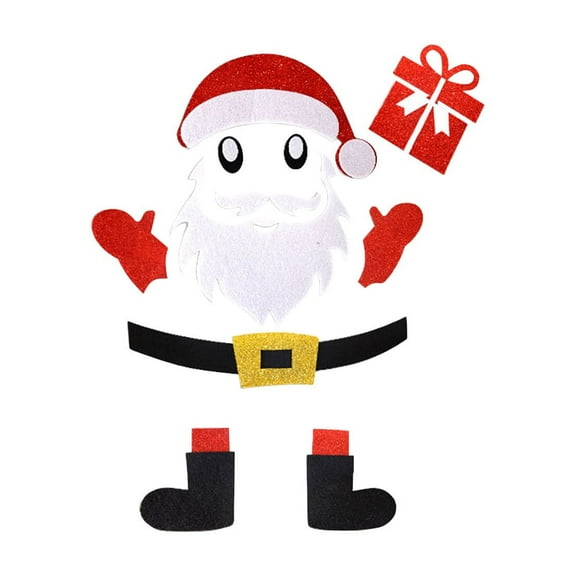 WEGFTDUOP Christmas Door Stickers Christmas Party Decorations With Christmas Window Stickers Can Be Sticked Walls