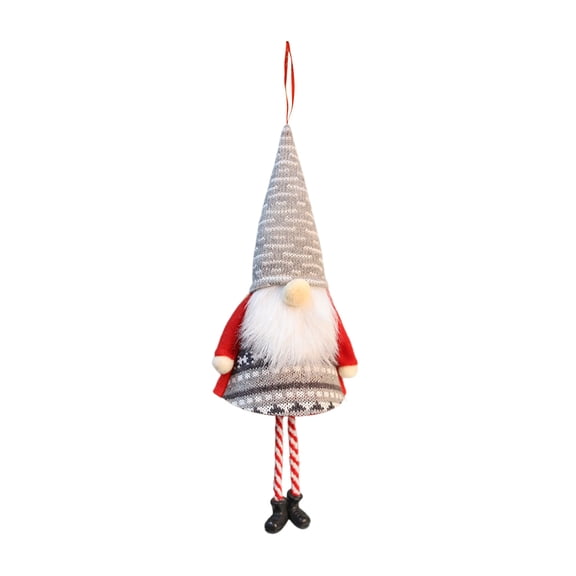 WEGFTDUOP Christmas Faceless Old Man Doll - Knit Hat Light-Up Pendant for Tree & Home Decor