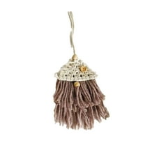 WEGFTDUOP Christmas Ornaments Woven Macrame Wall Hanging Boho Christmas Ornaments Pendant Winter Christmas Crafts Farmstead Decor Door Home Hanging Decoration