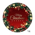 thumbnail image 1 of WEGFTDUOP Christmas Paper Plates Party Supplies Disposable Paper Plates 16pcs Paper Cup 16pcs Tissue 20pcs Tablecloth 1pc For Decor Christmas Party Supplies Christmas Holiday Products, 1 of 6