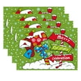 thumbnail image 1 of WEGFTDUOP Christmas Placemat Table Mat Christmas Home Living Room Decoration Placemat, 1 of 6