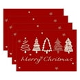 thumbnail image 1 of WEGFTDUOP Christmas Placemat Table Mat Christmas Home Living Room Decoration Placemat, 1 of 6