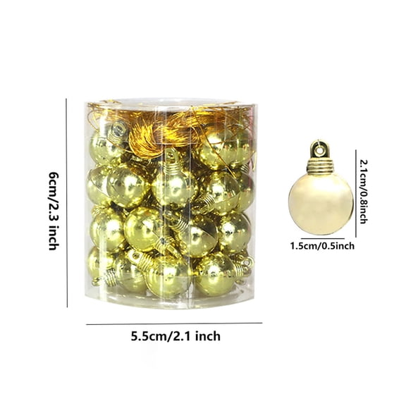 WEGFTDUOP Christmas Plating Mini Hanging Christmas Tree Pendant Window Decoration Layout 40 Pcs