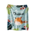 thumbnail image 1 of WEGFTDUOP Christmas Print Blanket Comfortable And Soft Flannel Blanket Merry Christmas Blanket Suitable For Bedroom Sofa Christmas Decoration 130X100cm Blankets And Throws, Bed Blankets, 1 of 7