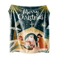 thumbnail image 1 of WEGFTDUOP Christmas Print Blanket Comfortable And Soft Flannel Blanket Merry Christmas Blanket Suitable For Bedroom Sofa Christmas Decoration 75X100cm Blankets And Throws, Bed Blankets, 1 of 7