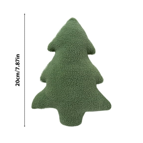 WEGFTDUOP Christmas Rhinestone Fuzzy Christmas Tree Pillow Holiday Products