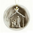 thumbnail image 1 of WEGFTDUOP Christmas Round Acrylic Hanging 8cm Nativity Scene Hanging Ornaments Transparent Colored Acrylic Holiday Decorations Christmas Tree Door And Window Pendants, 1 of 5