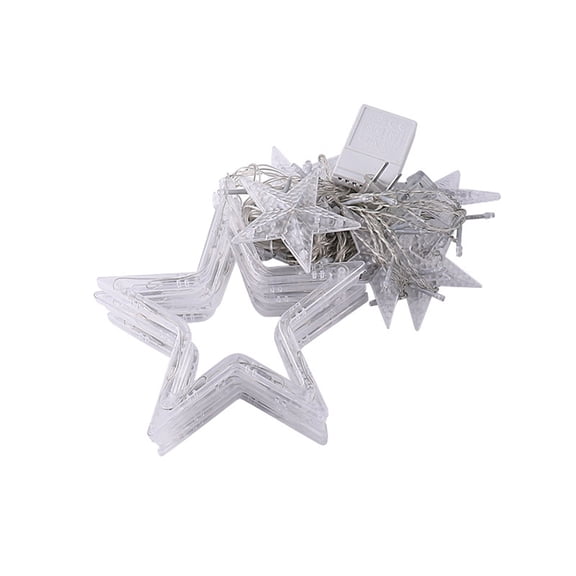 WEGFTDUOP Christmas Star LED Bulb String Light Decoration Curtain Light Wedding Neon