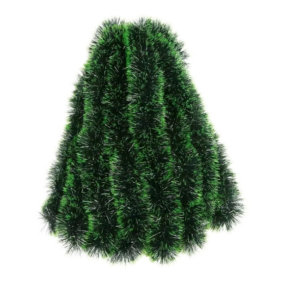 WEGFTDUOP Christmas Tinsels Garland Green Glittering Decoration Hanging Garland For Christmas Party Decoration Supply