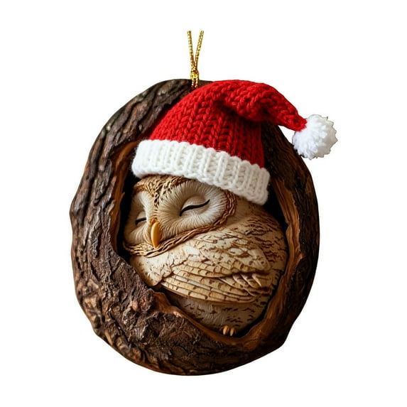 WEGFTDUOP Christmas Tree Decoration Gift Ornaments Acrylic Flat Commemorative Holiday Pet Christmas Gift