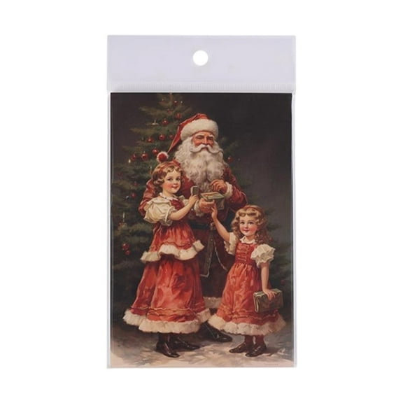 WEGFTDUOP Christmas Warm Holiday Party Greeting Cards Festive Postcards Xmas Scene Background Decoration Cards For Christmas Party Supplies