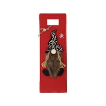 WEGFTDUOP Christmas Wine Bottle Cover Cute Red Wine Bottle Decoration Bag Christmas Dining Table Ambiance Decoration Holiday Products
