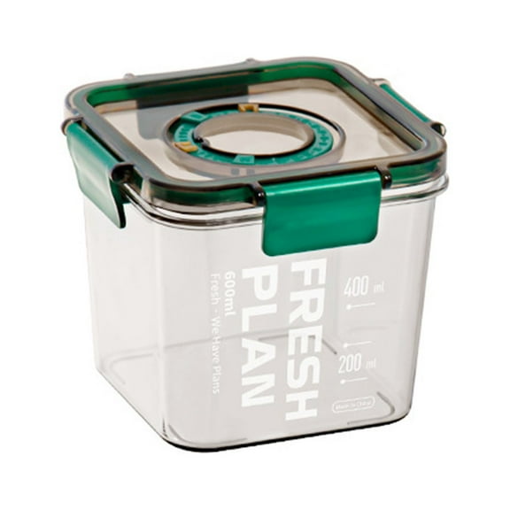 WEGFTDUOP Clear Airtight Cereal Storage Container with Lids for Grain, Sugar, Flour, Rice, Nuts & Snacks