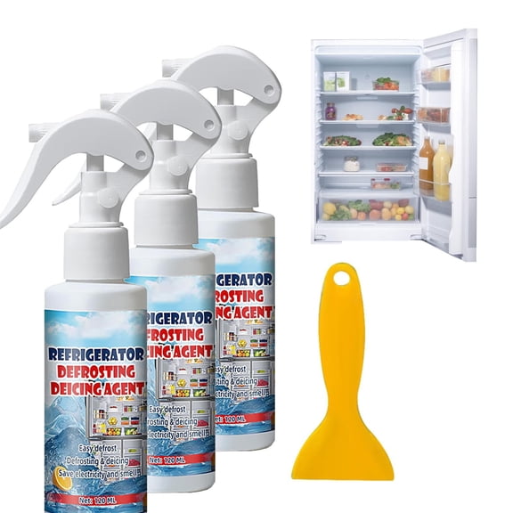 WEGFTDUOP Cooler Cleaner Freezer Spray Cleaner Food SafeCleaner Iced And Cleans Cleaner For Coolers Freezers Refrigerators 120ml