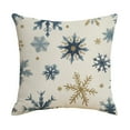 thumbnail image 1 of WEGFTDUOP Dark Blue Christmas Pillow Set - 45x45cm Polyester, Festive Tree Patterns, Living Room Holiday Decor (75g)‌, 1 of 6