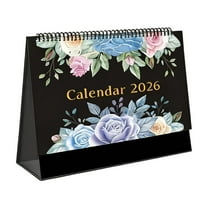 WEGFTDUOP Desk Calendar 2026 12 Months Desk Calendar OrnamentStanding Flip Calendar For Home Office Supplies USA Holidays