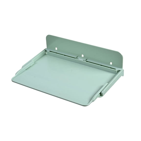 WEGFTDUOP Drill Free Retractable Wall Shelf Multi Layer Storage Organizer for Kitchen and Home
