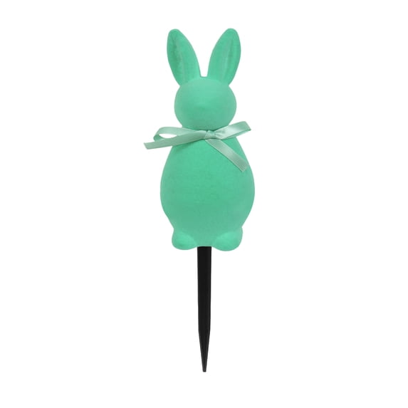 WEGFTDUOP Easter Decorations Easter Bunny Flocked Decorations Easter Bunny Garden Stakes And Bunny Themed Outdoor Decorations For Spring Suitable For Yards And Parties