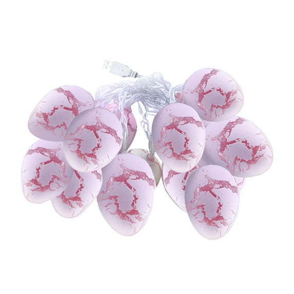 WEGFTDUOP Easter Eggs Wire String Lights Battery Operated Party Home Decor Lamps USB