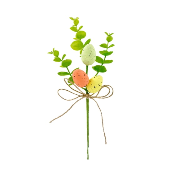 WEGFTDUOP Easter Festival Supplies Artificial Easter Egg Picks Easter Egg Tree Branches Stems Match Spring Holiday Dinner Dining Table