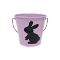thumbnail image 1 of WEGFTDUOP Easter Festival Supplies Easter Colorful Tin Bunny Candy Bucket Children's Gift Handbag Metal Storage Bucket, 1 of 6