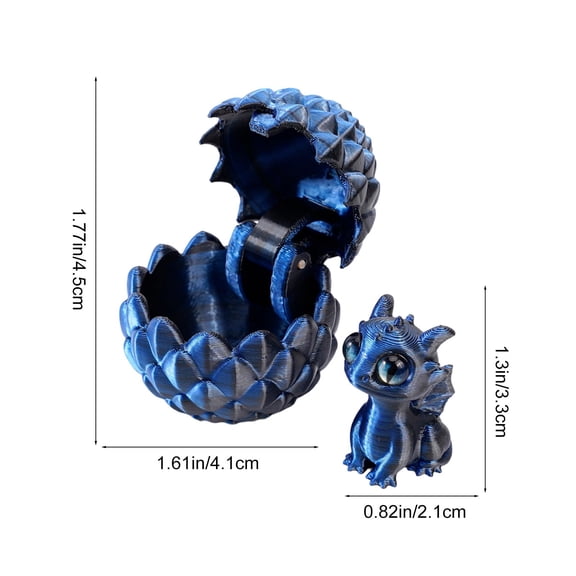 WEGFTDUOP Easter Hatchable Dragons Egg Toy Assembly Colorful Dragons Figurine Gift For Kids Teens Adults Holiday Joys Play Collectible