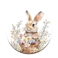 thumbnail image 1 of WEGFTDUOP Easter Wooden Coaster - Heat Resistant for Coffee/Tea Cups (Holiday Decor), 1 of 6