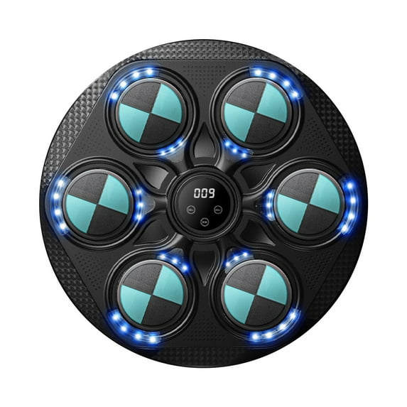 WEGFTDUOP Electronic Reaction Boxing Trainer Soft Safe Material Home Use Responsive Sensor Interactive Beating Indoor Active Play Stress Relief Hand-Eye Coordination Training Equipment