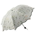 thumbnail image 1 of WEGFTDUOP Floral Folding Umbrella, Thickened Sun and Rain Protection for Outdoor Use, 1 of 6