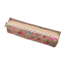 WEGFTDUOP Forest Wind Elegant Pencil Bag Korean Stationery Bag Canvas Pen Pouch Pencil Bag Student Supplies