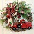 thumbnail image 1 of WEGFTDUOP Front Door Christmas Wreath Christmas Decorations Wall Window Fireplace Home Decor, 1 of 6