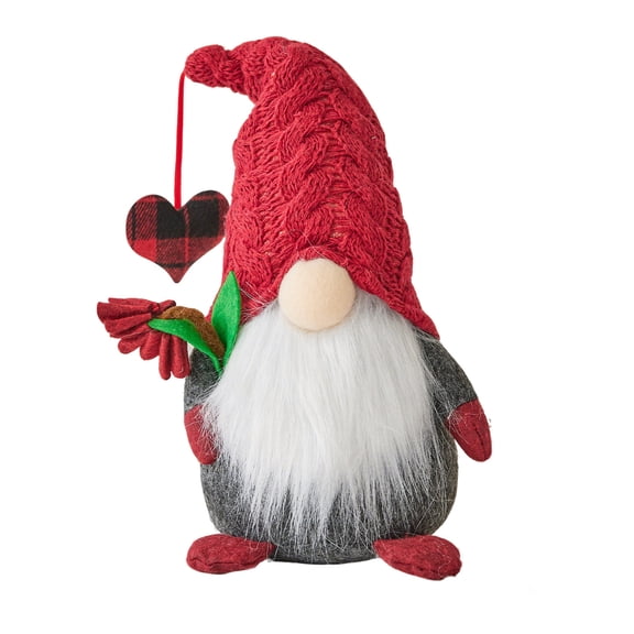 WEGFTDUOP Gift Red Knitted Hat Rudolph Doll Ornament Couple Doll Ornament