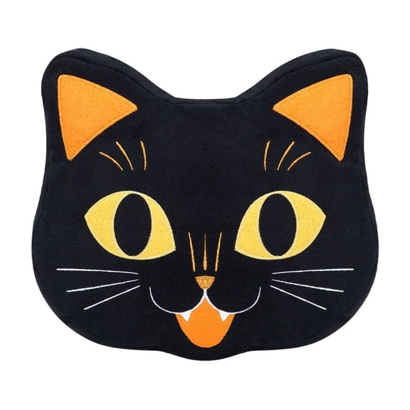 WEGFTDUOP Halloween Black Cats Shaped Throw Pillow Designed As A Decorative Pillow For Halloween Decorations For Home Bedroom Sofa Decoration
