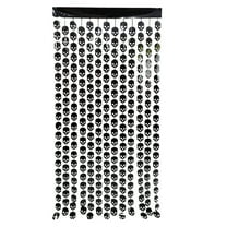 WEGFTDUOP Halloween Decor 79x39 Inches Skulls Rain Curtains Halloween Decorations Halloween Party Supplies Indoor Home Door Frame Aisle Decorative Curtain Indoor Ornaments
